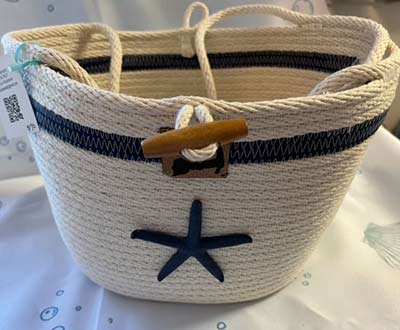 Nautical Hand Basket